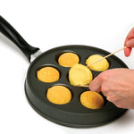 Norpro Stuffed Aebleskiver Pancake Pan with 2.25-Inch Cavities