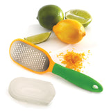 Norpro Grip-EZ Citrus Grater with Sheath, Great for Lemon, Lime, Orange Zest