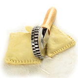 Norpro Stainless Steel Pastry and Pasta Crimper, Cutter, and Sealer, Silver