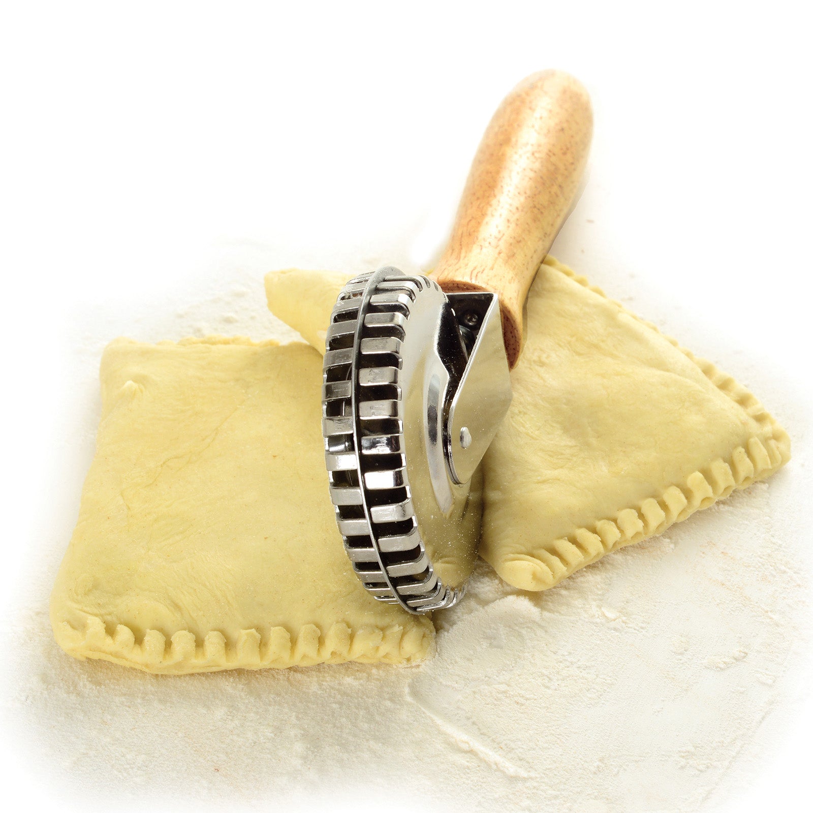 Norpro Stainless Steel Pastry and Pasta Crimper, Cutter, and Sealer, Silver
