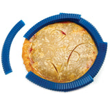 Norpro Silicone Pie Crust Shields – 5-Piece Adjustable Set, Blue