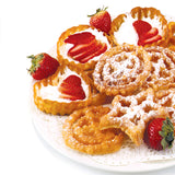 Norpro Rosette/Timbale Set, 7-Piece, Stainless Steel Molds for Fried Pastries