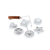 Norpro Rosette/Timbale Set, 7-Piece, Stainless Steel Molds for Fried Pastries