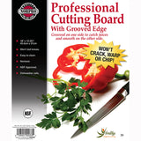 Norpro Professional 12-Inch x 18-Inch Cutting Board with Juice Groove, White