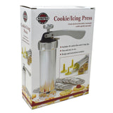 Norpro Deluxe Cookie Press and Icing Gun Set, 20 Discs & 4 Tips