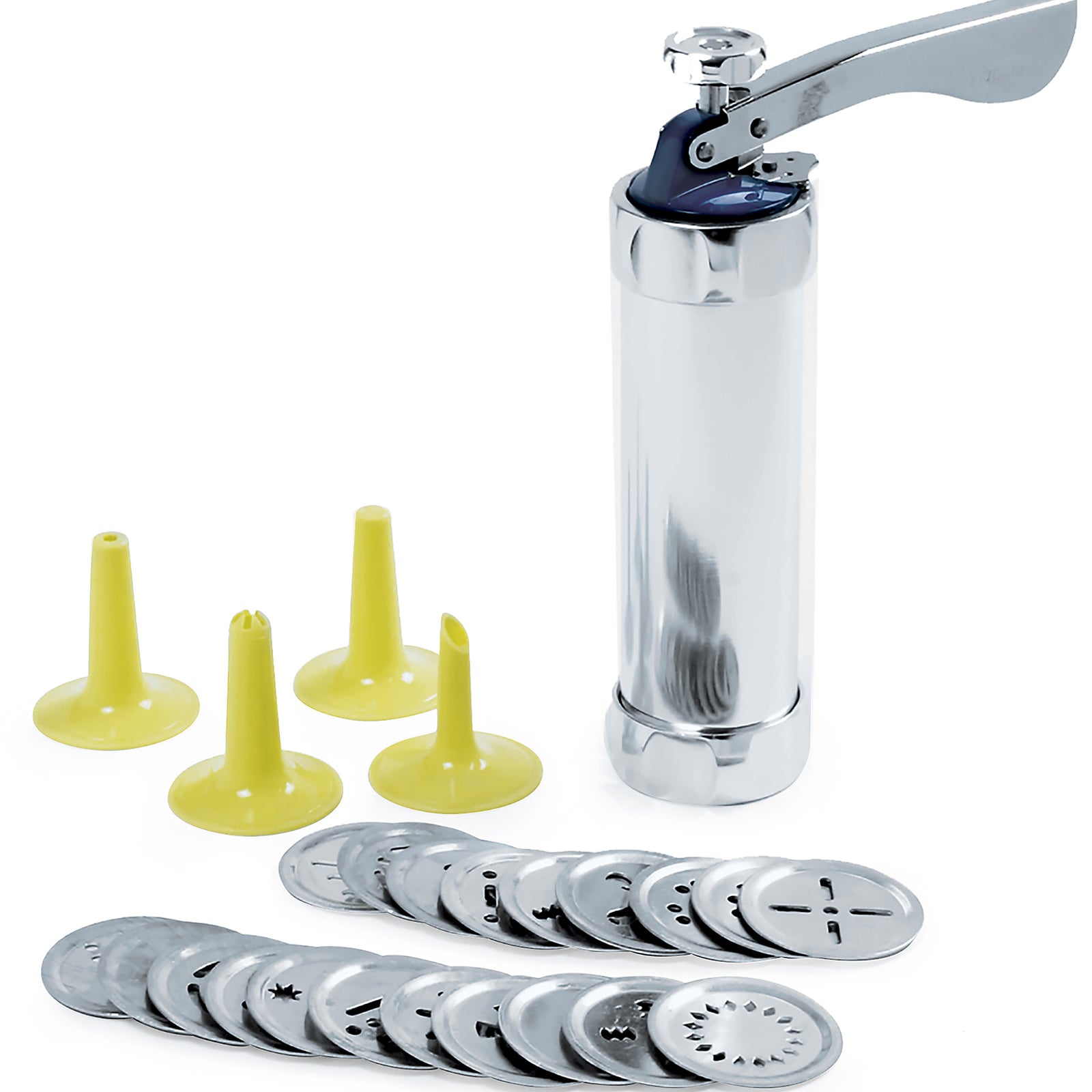 Norpro Deluxe Cookie Press and Icing Gun Set, 20 Discs & 4 Tips