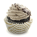 Norpro Muffin Cups with Gold Swirl – 75-Pack Decorative Paper Liners