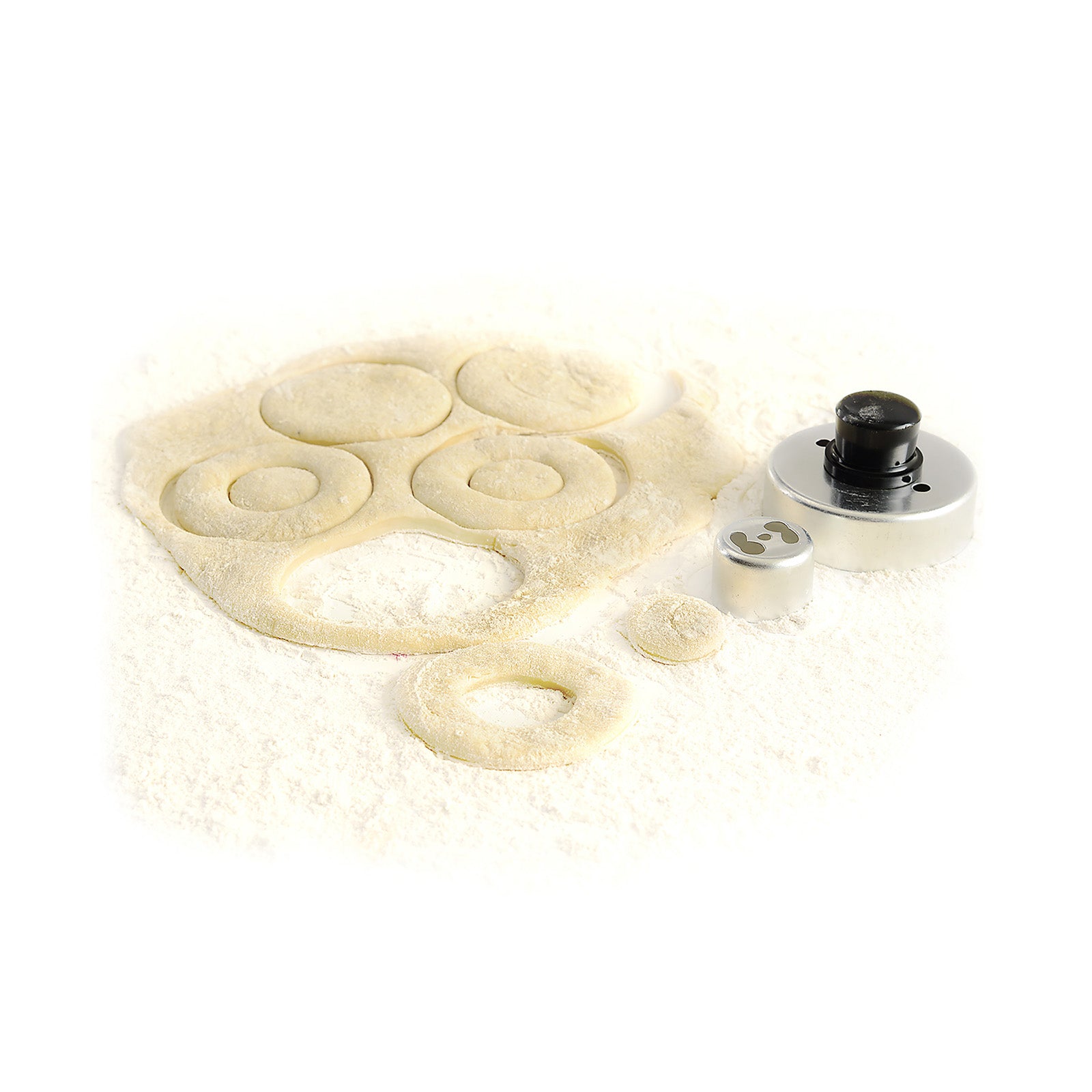 Norpro Donut and Cookie Cutter – Stainless Steel with Removable Center Ring