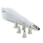 Norpro 8-Piece Cake Decorating Set with Icing Tips & Reusable Bag Kit