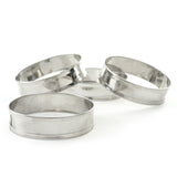 Norpro Stainless Steel English Muffin Rings, 3.5-Inch, Set of 4