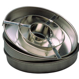Norpro Checkerboard Cake Pan Set, 4-Piece Baking Kit with 3 Nonstick Pans and Batter Divider