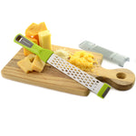 Norpro Dual Grater Zester with Storage Cover, Green