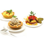 Norpro Nonstick Mini Pie Pans, Set of 4 – 5-Inch Round Baking Dishes, Silver