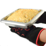 Norpro Oven Gloves Set, Black/Red