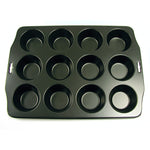 Norpro 12 Cup Nonstick Muffin Pan - Steel Bakeware for Cupcakes and Muffins