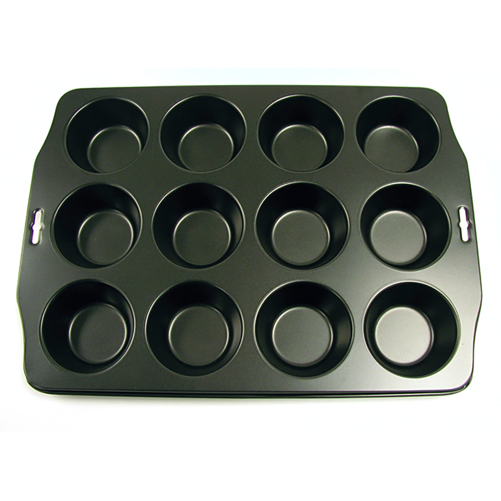 Norpro 12 Cup Nonstick Muffin Pan - Steel Bakeware for Cupcakes and Muffins