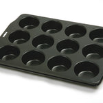Norpro 12 Cup Nonstick Muffin Pan - Steel Bakeware for Cupcakes and Muffins