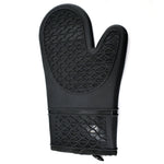 Norpro Silicone and Fabric Oven Glove, Black