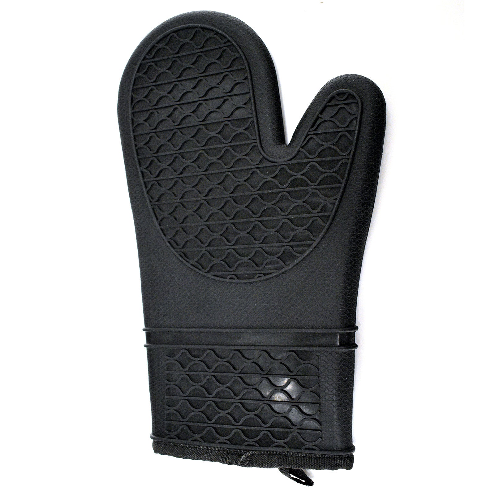 Norpro Silicone and Fabric Oven Glove, Black