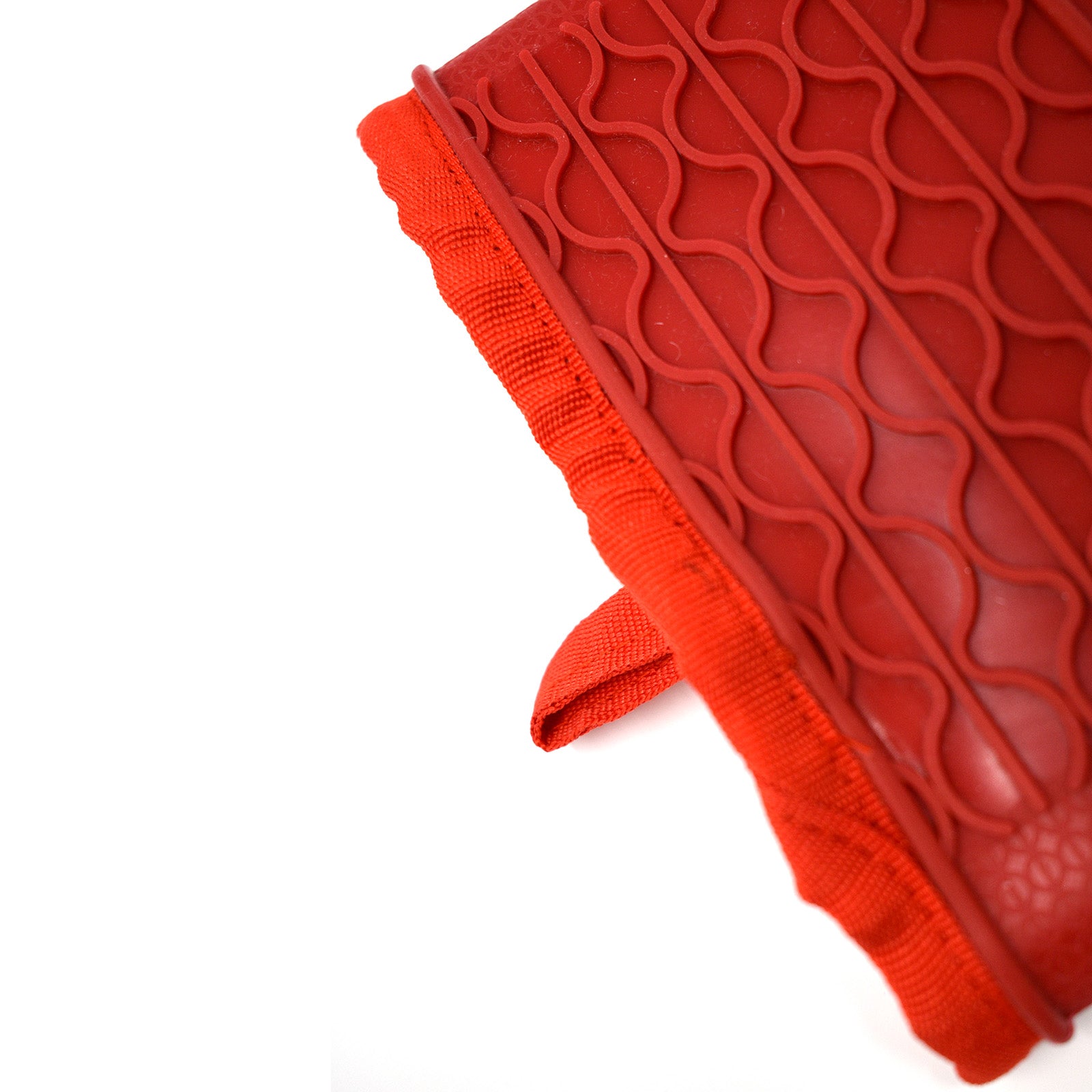 Norpro Silicone and Fabric Oven Glove, Red