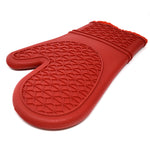 Norpro Silicone and Fabric Oven Glove, Red