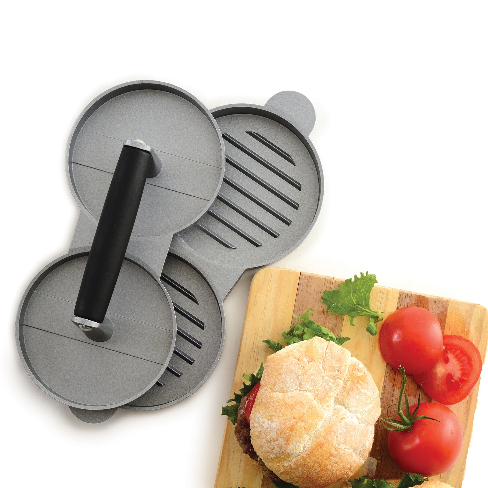 Norpro Nonstick Cast Aluminum Double Hamburger Press