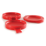 Norpro Nonstick Stuffed Burger Maker, Red
