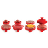 Norpro Nonstick Stuffed Burger Maker, Red