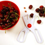 Norpro 8-Inch Deluxe Cherry Pitter, White