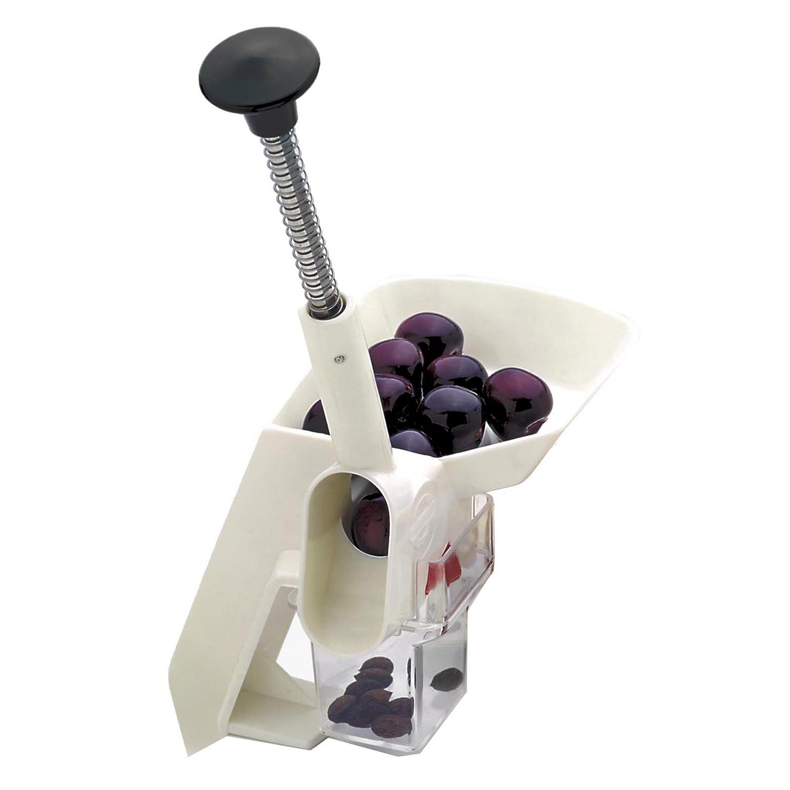 Norpro Deluxe Automatic Feed Cherry Pitter with Clamp and Catch Hopper