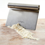 Norpro Heavy Duty Stainless Steel Bench Scraper and Chopper, Silver