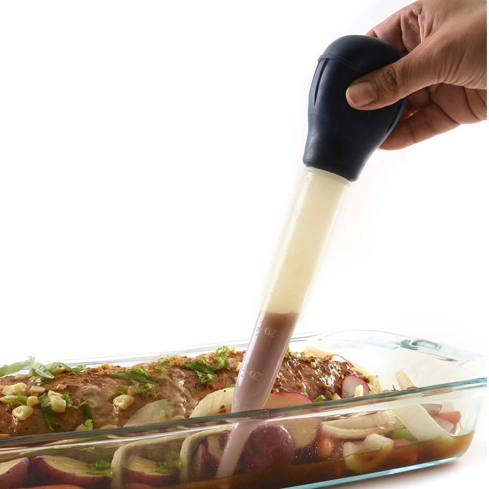 Norpro Plastic Nylon Baster, 1.5 oz, Heat Resistant, Black