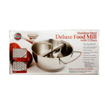 Norpro 2 Quart Multi Purpose Food Mill with 2 Discs, Stainless Steel