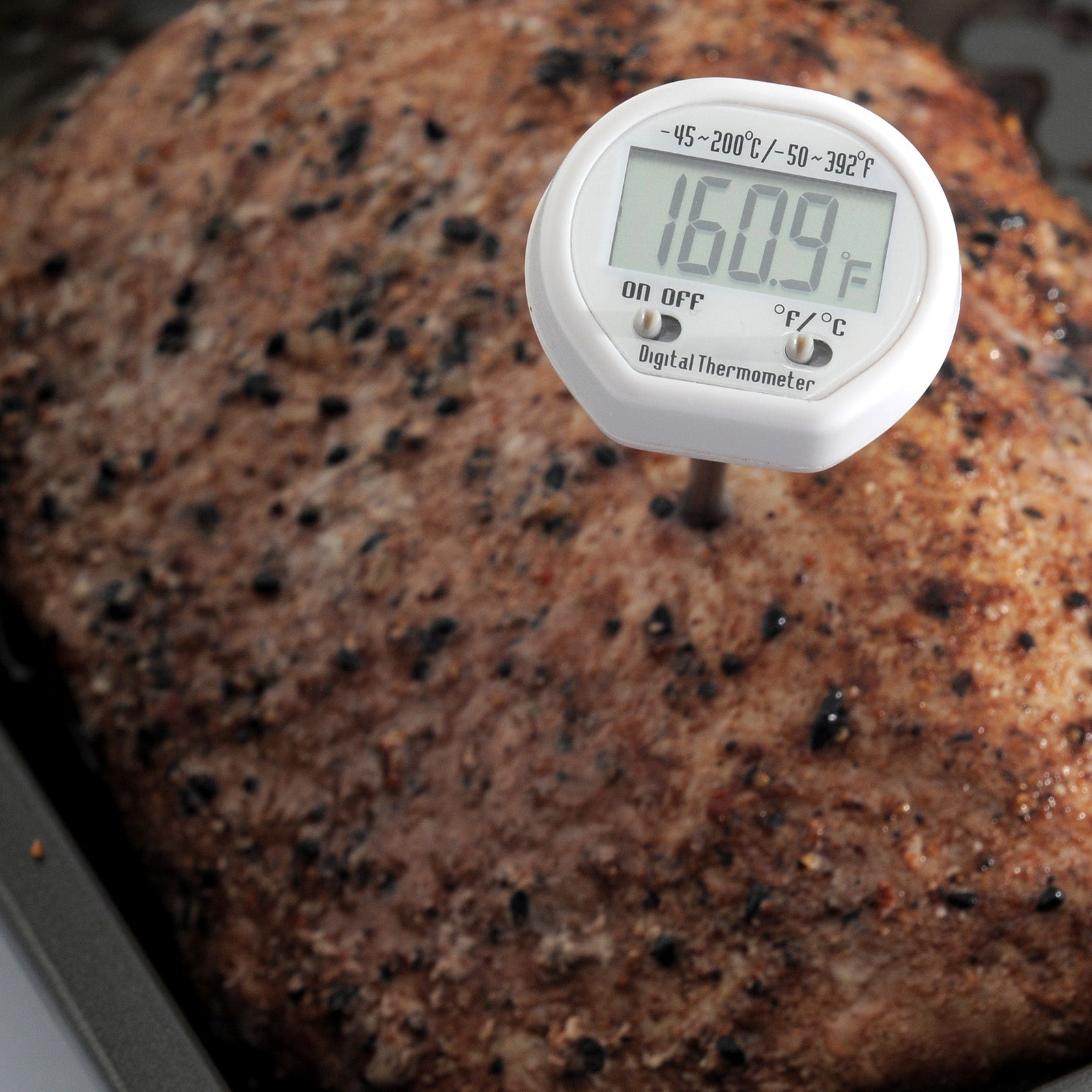 Norpro Digital Thermometer, Instant Read, Stainless Steel Probe, LCD Display