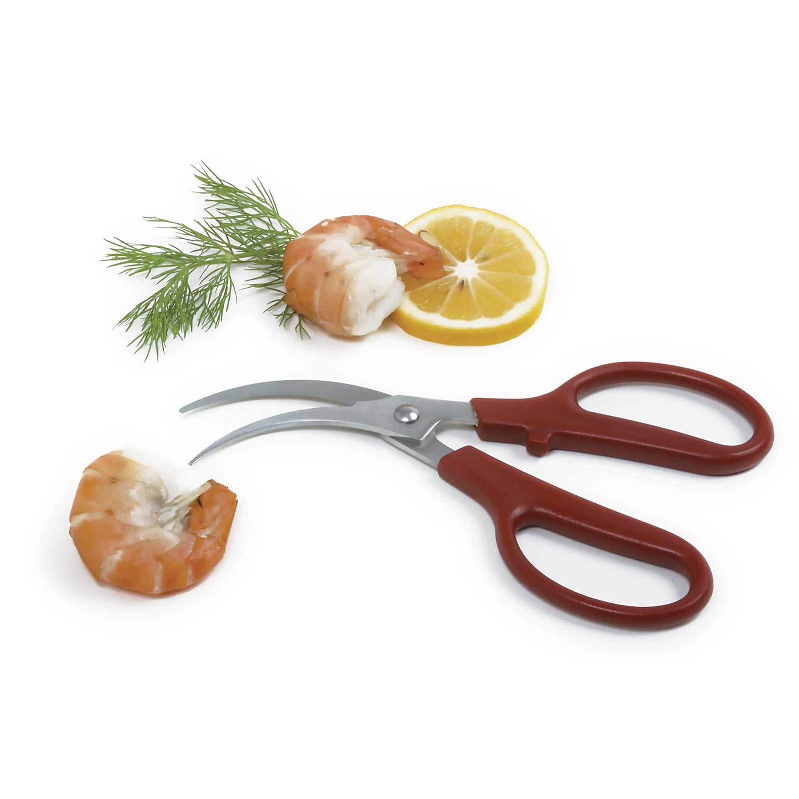 Norpro Shrimp and Prawn Deveiner and Peeler Shears, 6.5-Inch