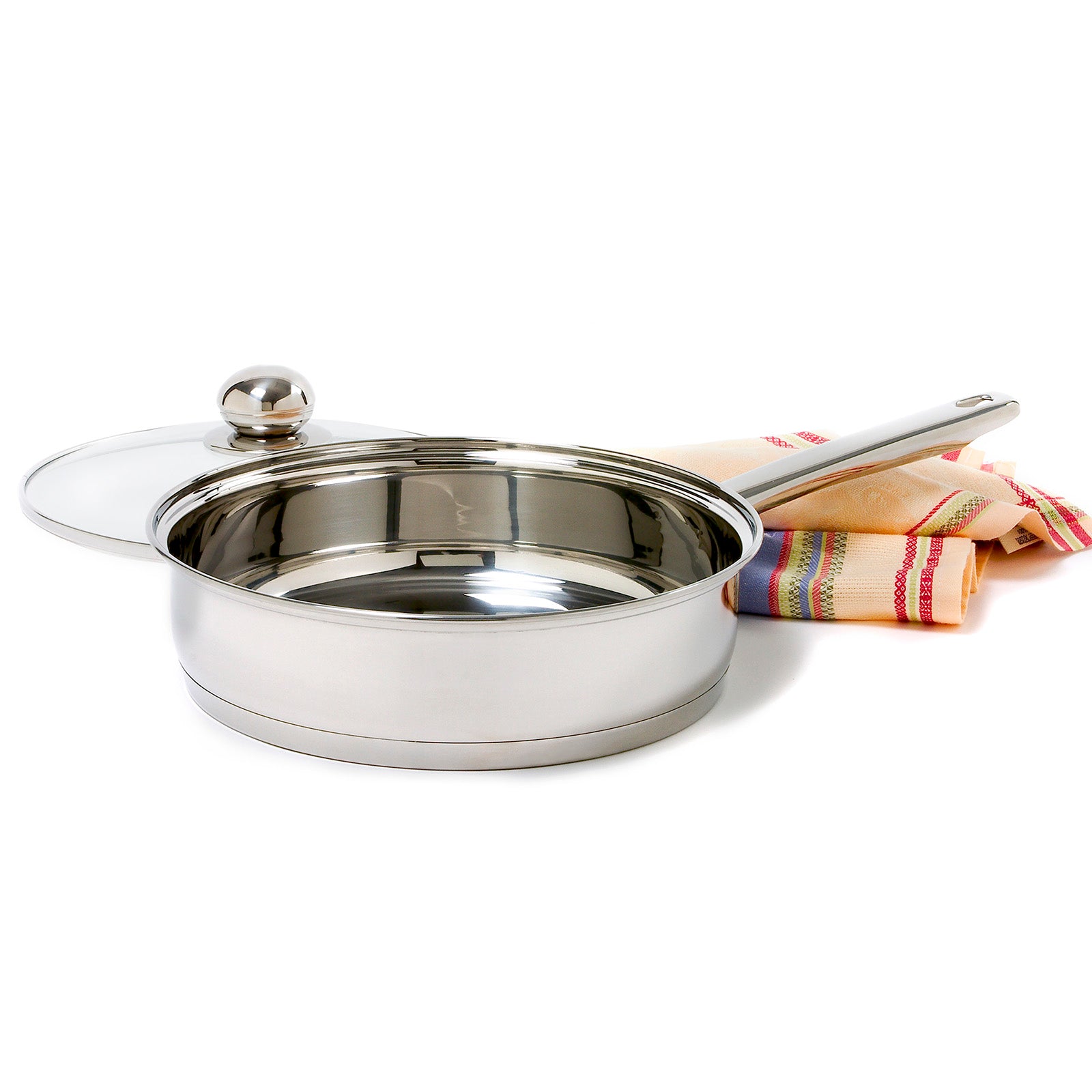 Norpro Stainless Steel Egg Poacher Skillet Set with 5 Poaching Cups