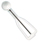 Norpro Ice Cream and Cookie Scoop – White Handle, Spring Action Release