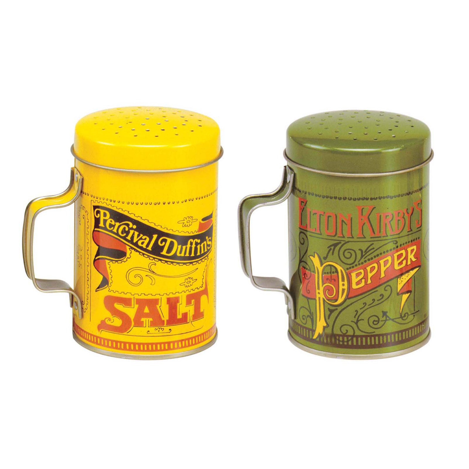 Norpro Retro Salt and Pepper Shaker Set, 2 Piece, Multicolor