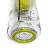 Norpro Salad Dressing Maker with Citrus Juicer and Herb Grinder with Recipe Markings