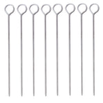 Norpro Stainless Steel Poultry Lacers, Set of 8 Reusable Pins, Metallic