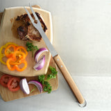 Norpro BBQ Fork with Acacia Handle, 19-Inch