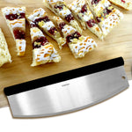 Norpro Grip EZ Multi Use Rocking Pizza Cuttler, Stainless Steel