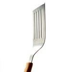 Norpro Grill Spatula with Serrated Edge and Acacia Handle, 19-Inch