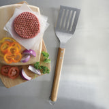 Norpro Grill Spatula with Serrated Edge and Acacia Handle, 19-Inch