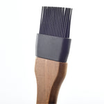 Norpro Basting Brush with Acacia Handle and Removable Silicone Bristles