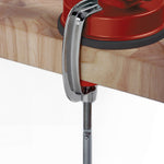 Norpro Apple-Master Parer, Slicer & Corer With Vacuum Base and Clamp for Rough Surfaces, Red