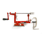 Norpro Apple-Master Parer, Slicer & Corer With Vacuum Base and Clamp for Rough Surfaces, Red