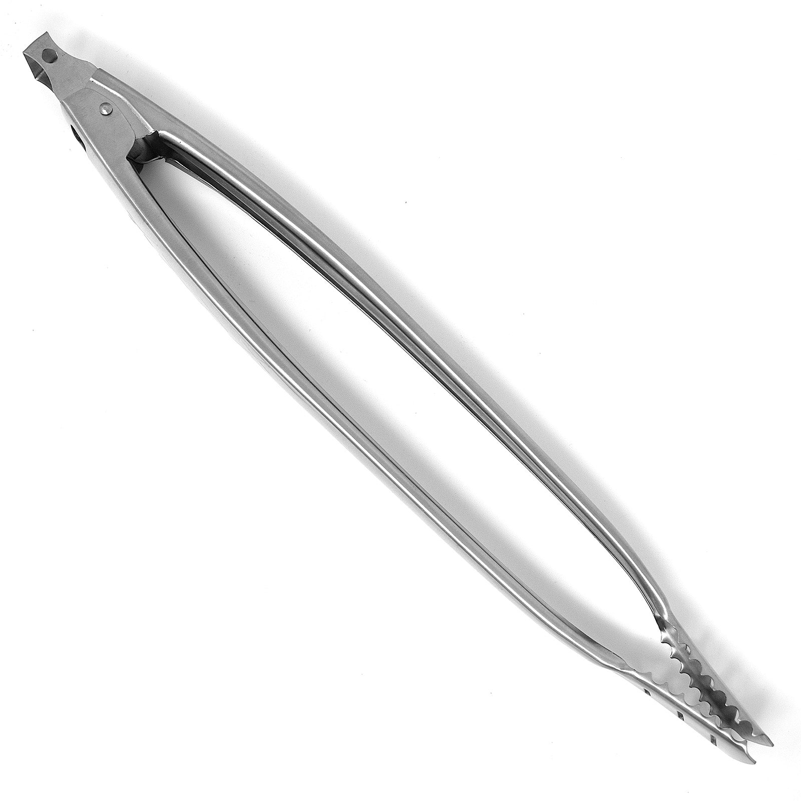 Norpro Stainless Steel 17-Inch Locking Tongs with Bottle Opener