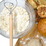 Norpro Scandinavian Dough Whisk, 12-Inch