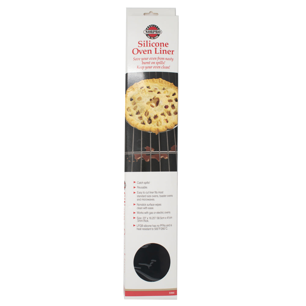 Norpro Silicone Oven Liner Fits Most Standard Sized Ovens and Toaster Ovens